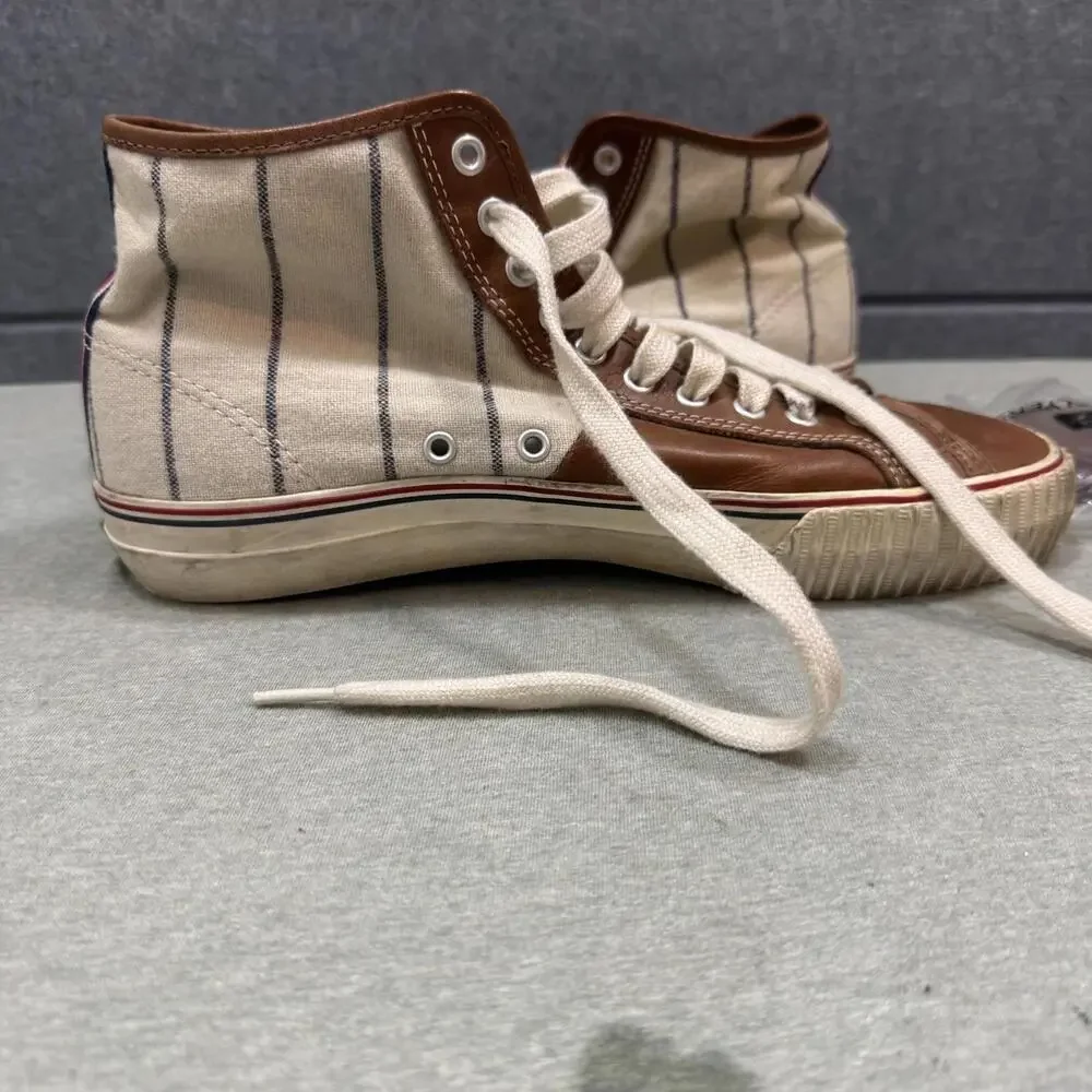 PF Flyers Ebbets Field Flannels High Top Sneakers Sz Men's 11.5 Women's 13
